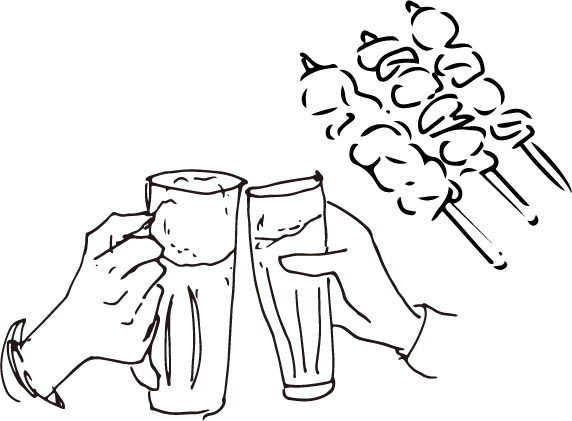 やきとりBOOのイラスト